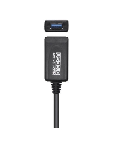 CABLE USB 3.0 ALARGADOR AM/AH 5M AISENS BLACK