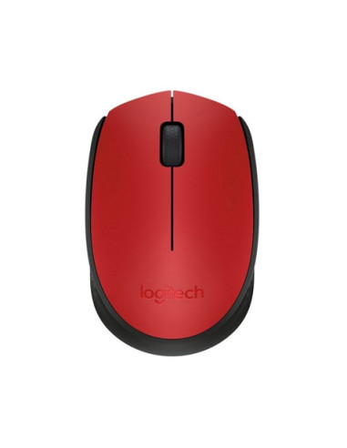 RATON LOGITECH INALAMBRICO M171 1000DPI ROJO