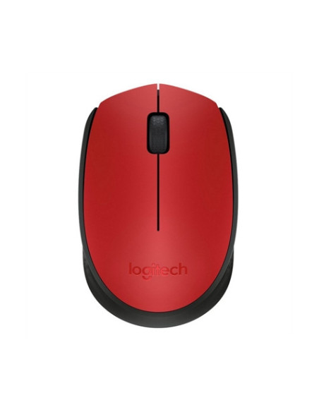 RATON LOGITECH INALAMBRICO M171 1000DPI ROJO