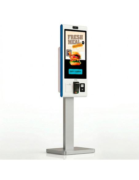 KIOSKO AUTOSERVICIO AVPOS SMARTLINE SUELO 27 I5 10TH/8GB/256GB/WIFI/PRINTER/2D/W11PRO WHITE