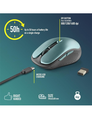RATON NGS EVO RUST WIRELESS SILENT BLUE