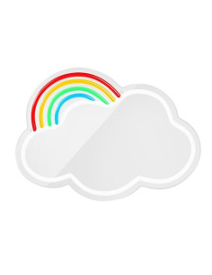 ESPEJO DECORATIVO CON NEON LED CLOUD MULTICOLOR FOREVER