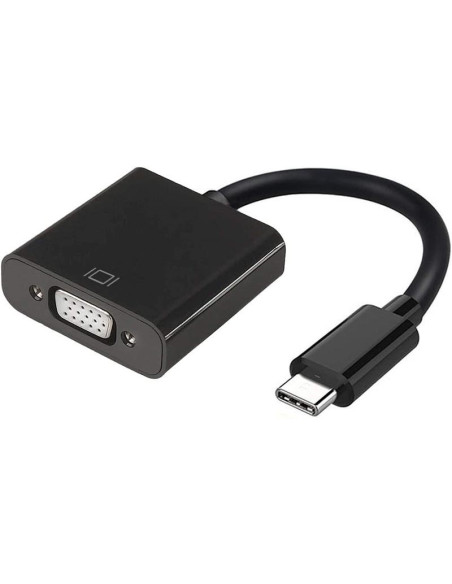 CABLE CONVERSOR AISENS USB-C M A VGA-H BLACK