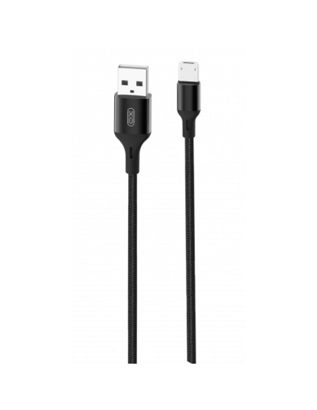 CABLE NB143 CORDON USB - MICRO USB | 2.4A | 2 MTR | NEGRO XO
