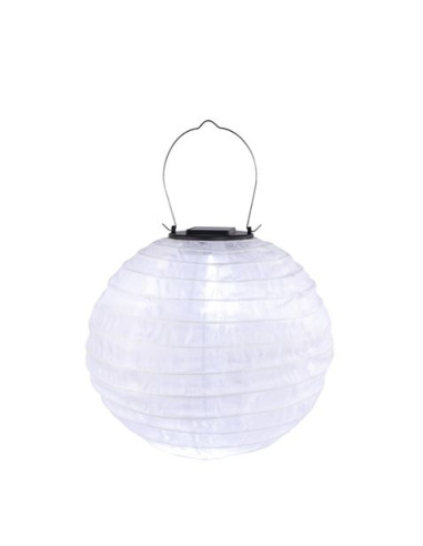 FAROL SOLAR LED REDONDO EXTERIOR BLANCO 3000K