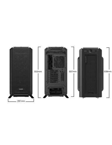 Caja torre be quiet e-atx silent base 802 negro BG039