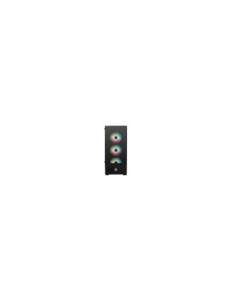 MSI MAG FORGE 112R carcasa de ordenador Midi Tower Negro, Transparente