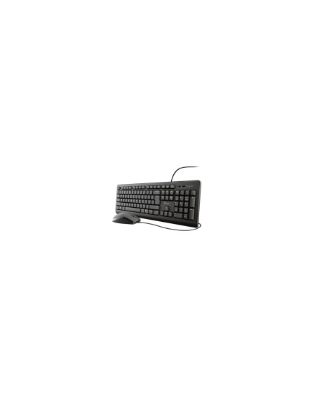 Trust Primo teclado Ratón incluido USB QWERTY Español Negro