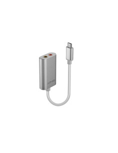 Lindy 42711 cable de teléfono móvil Blanco USB C 3,5mm