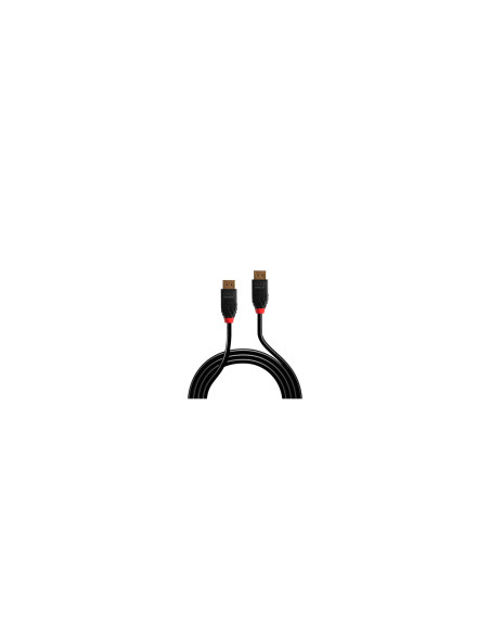 Lindy 41168 cable DisplayPort 7,5 m Negro
