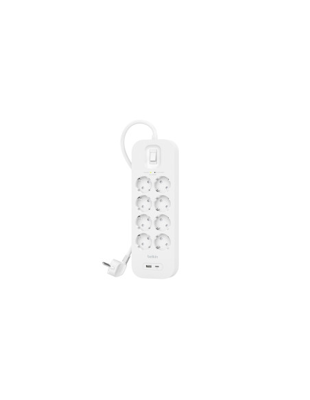 Belkin SRB003vf2M-V2 Blanco 8 salidas AC 2 m