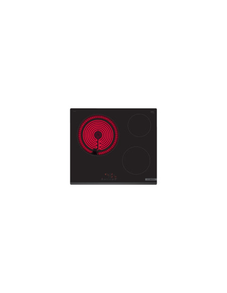 Bosch Serie 4 PKK631BB8E hobs Negro Integrado Cerámico 3 zona(s)