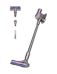Dyson V8 Advanced Aspiradora escoba 2 en 1 Batería Secar Sin bolsa Níquel, Plata