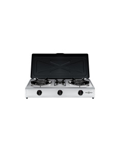 Vitrokitchen 360IB hobs Negro, Acero inoxidable Encimera Encimera de gas 3 zona(s)
