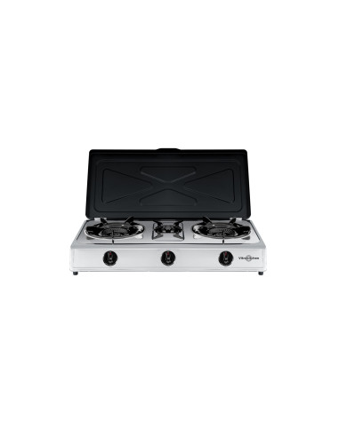 Vitrokitchen 360IB hobs Negro, Acero inoxidable Encimera Encimera de gas 3 zona(s)