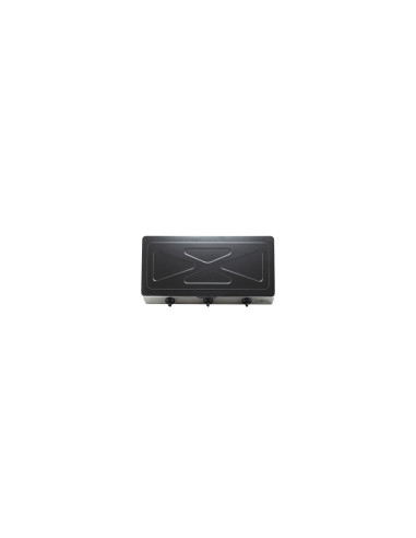 Vitrokitchen 360IB hobs Negro, Acero inoxidable Encimera Encimera de gas 3 zona(s)