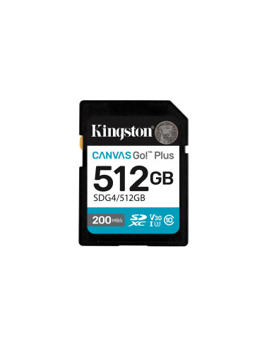 Kingston Technology Canvas Go! Plus 512GB SDXC Canvas Go Plus Gen4