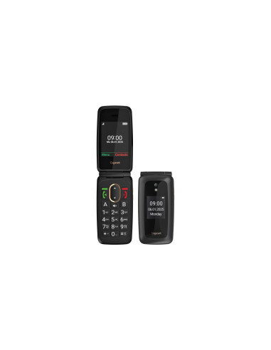 Gigaset GL795 7,11 cm (2.8") 142 g Negro Teléfono para personas mayores