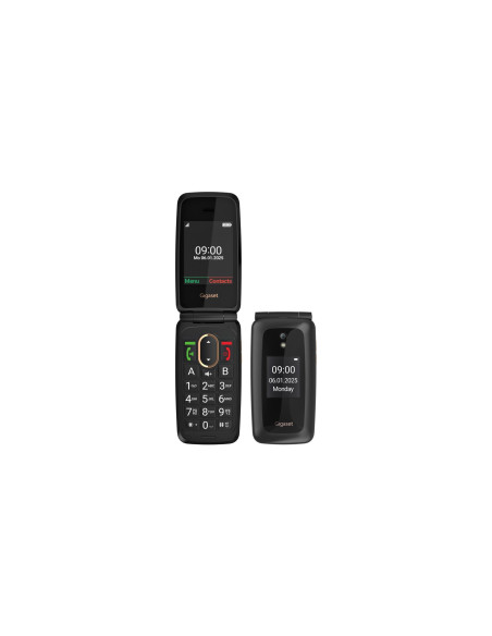 Gigaset GL795 7,11 cm (2.8") 142 g Negro Teléfono para personas mayores