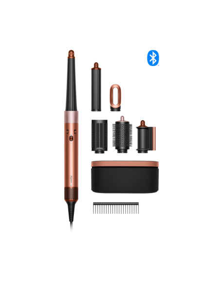 Dyson Airwrap ID Straight + Wavy Herramienta de peinado con múltiples accesorios Caliente Negro, Oro rosa