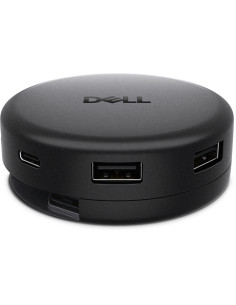 DELL DA326 Alámbrico USB 3.2 Gen 1 (3.1 Gen 1) Type-C Negro