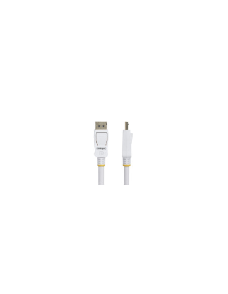 StarTech.com Cable DisplayPort 1.2 Certificado VESA Blanco de 1,8m -