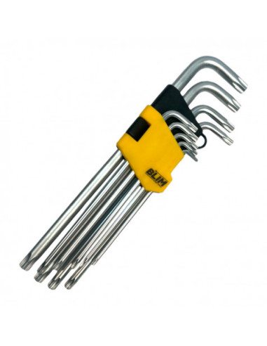 JUEGO LLAVES TORX LARGAS 9 PCS BLIM
