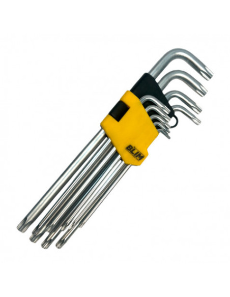 JUEGO LLAVES TORX LARGAS 9 PCS BLIM