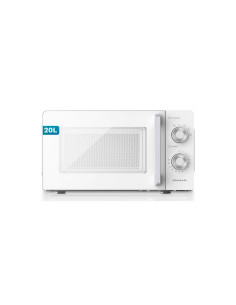 Grunkel MW-20MG microondas Blanco Solo microondas Encimera 20 L 700 W