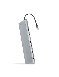 Nanocable HUB USB-C 12 en 1, Conversor USB-C 3.1 a 3xUSB-A 3.0 +