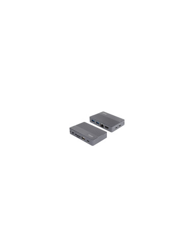 TooQ Caja externa para SSD M.2 NVMe/SATA + HUB USB-C 3.2 Gen2 con 2x
