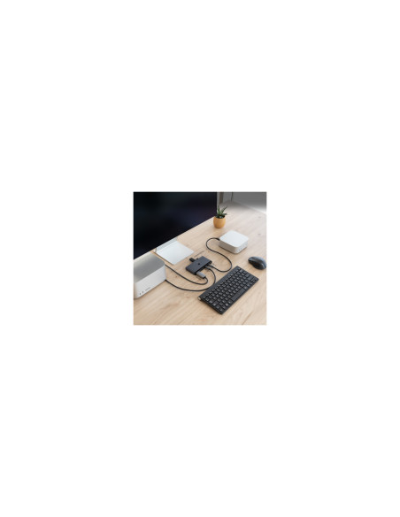 Nanocable Switch Conmutador KVM 2x USB-C a 3xUSB-A+2xPD+HDMI+DP+Audio