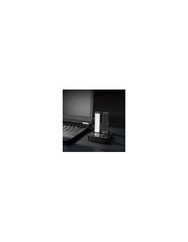 TooQ Docking Station USB-C 3.2 Gen 2 Dual Bay para SSD M.2 NGFF/NVMe