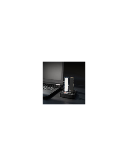 TooQ Docking Station USB-C 3.2 Gen 2 Dual Bay para SSD M.2 NGFF/NVMe