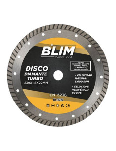 DISCO DIAMANTE TURBO 230X1.8X22MM BLIM