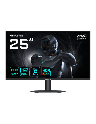 GIGABYTE G25F2A Monitor Gaming 25" FHD - 1920 x 1080, 240Hz, 1ms, 300