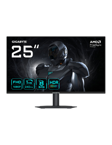 GIGABYTE G25F2A Monitor Gaming 25" FHD - 1920 x 1080, 240Hz, 1ms, 300