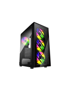 FSP CMT192 Carcasa Midi Tower mITX, mATX, ATX NegroFixed RGB