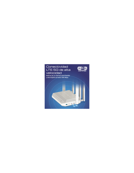 Keenetic Hero 5G (KN-4110) Módem router AX3000 Wi-Fi 6 5G Mesh con 2
