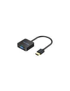 Vention ACPBB adaptador de cable de vídeo 0,15 m HDMI tipo A (Estándar) VGA (D-Sub) Gris