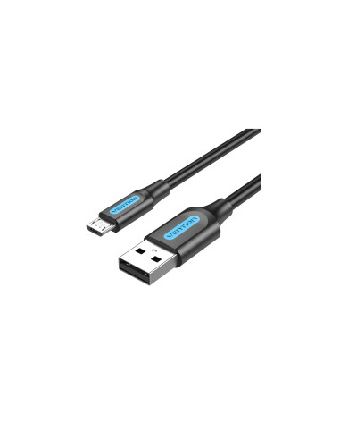 Vention COLBC cable USB USB 2.0 0,25 m USB A Micro-USB B 0,48 Gbit/s Negro