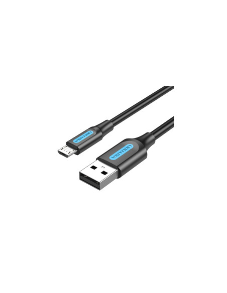Vention COLBC cable USB USB 2.0 0,25 m USB A Micro-USB B 0,48 Gbit/s Negro