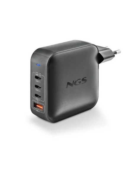 CARGADOR DE PORTATIL NGS BUD GAN 3XUSB-C/USB-A 165W BLACK