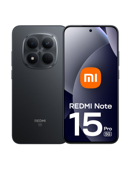 Xiaomi Redmi Note 15 Pro 5G 17,4 cm (6.83") SIM doble Android 15 USB Tipo C 8 GB 512 GB 6580 mAh Negro