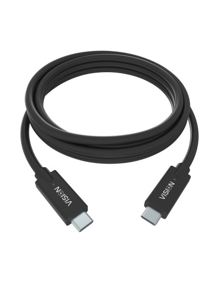 Vision TC 1MUSBC/BL cable USB USB 3.2 Gen 1 (3.1 Gen 1) 1 m USB C 5 Gbit/s Negro