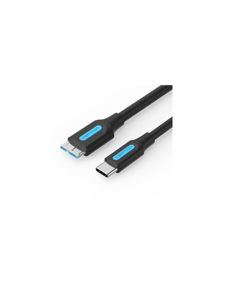 Vention CQABD cable USB USB 3.2 Gen 1 (3.1 Gen 1) 0,5 m USB C Micro-USB B 5 Gbit/s Negro