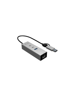 i-tec USB-C/USB-A Metal HUB 3 (2x USB-C, 1x USB-A) Port + 2.5GLAN