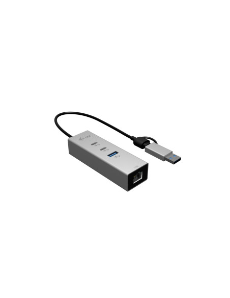 i-tec USB-C/USB-A Metal HUB 3 (2x USB-C, 1x USB-A) Port + 2.5GLAN
