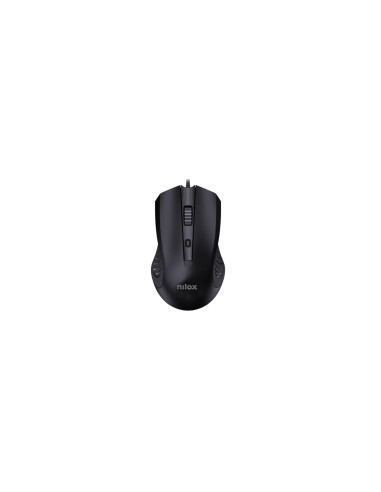 Nilox MOUSB1013 ratón Oficina USB tipo A Óptico 2400 DPI