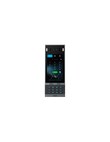 Fanvil i67 sistema de intercomunicación de video 2 MP 17,8 cm (7") Negro, Gris